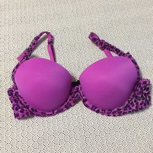 PINK VS Victoria’s Secret Push-Up Demi Leopard 36B